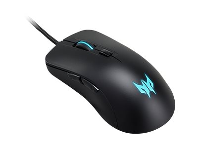 Acer Predator Cestus 310 (PMW910) - Souris - ergonomique - optique - 6 boutons - filaire - USB - noir - Pour la vente au détail - pour Predator Helios 300; Predator Orion 3000; 5000; Predator Triton 300; 500 - NP.MCE11.00U - Souris