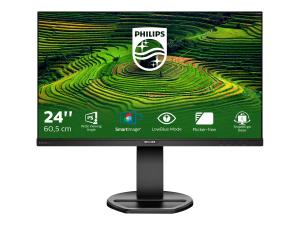 Philips B Line 241B8QJEB - Écran LED - 24" (23.8" visualisable) - 1920 x 1080 Full HD (1080p) @ 75 Hz - IPS - 250 cd/m² - 1000:1 - 5 ms - HDMI, DVI-D, VGA, DisplayPort - haut-parleurs - texture noire - 241B8QJEB/00 - Écrans d'ordinateur