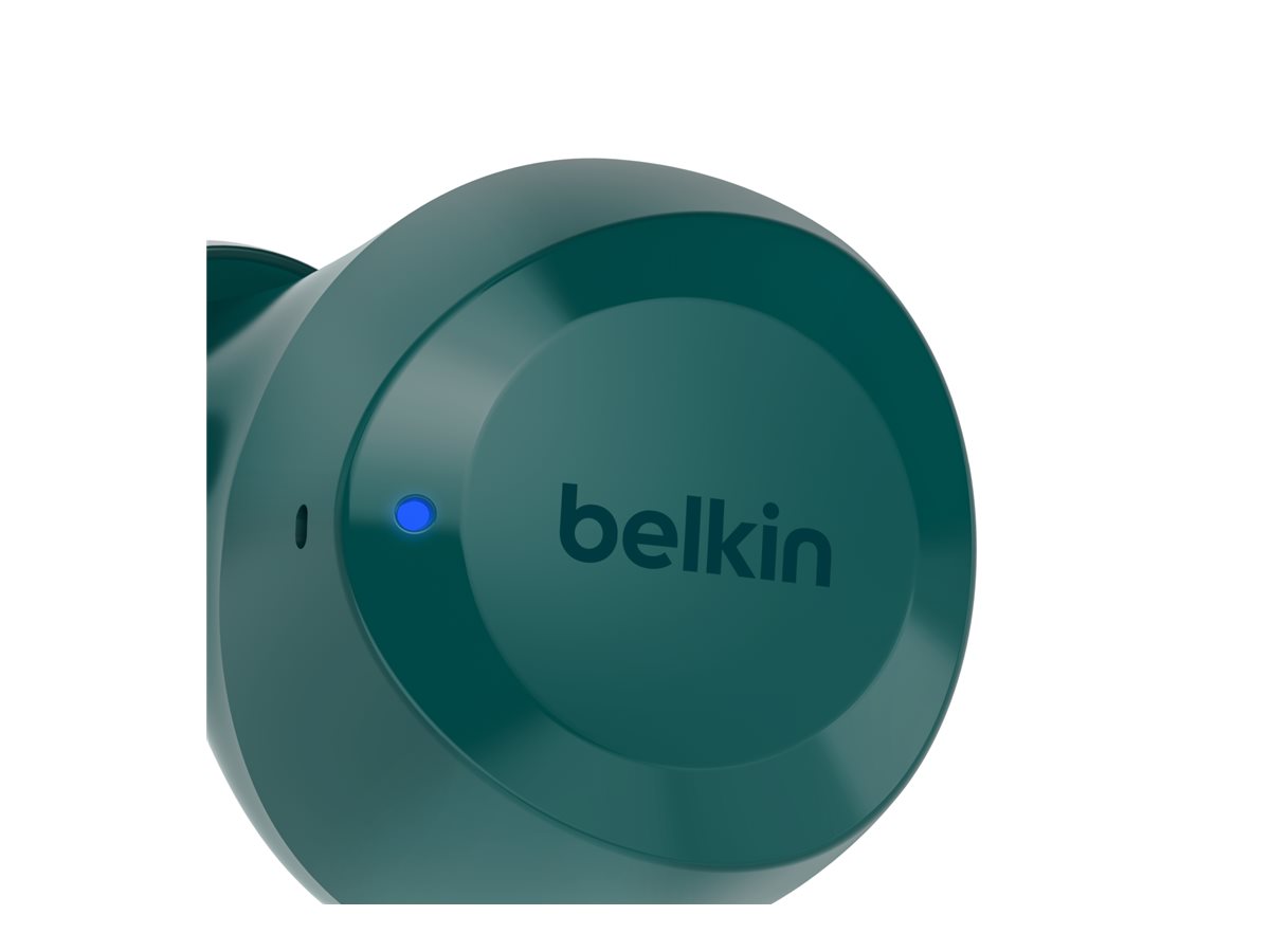 Belkin SoundForm Bolt - Écouteurs sans fil avec micro - intra-auriculaire - Bluetooth - teal - AUC009BTTE - Écouteurs