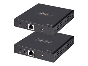 StarTech.com 4K HDMI Extender Over CAT5/CAT6 Cable, 4K 60Hz HDR Video Extender, Up to 230ft (70m), HDMI Over Ethernet Cable, S/PDIF Audio Out, HDMI Transmitter and Receiver Kit - Local Video Out, Power Over Cable (4K70IC-EXTEND-HDMI) - Rallonge vidéo/audio/infrarouge - HDMI - plus de CAT 5/5e/6/6a - jusqu'à 70 m - 4K70IC-EXTEND-HDMI - Prolongateurs de signal