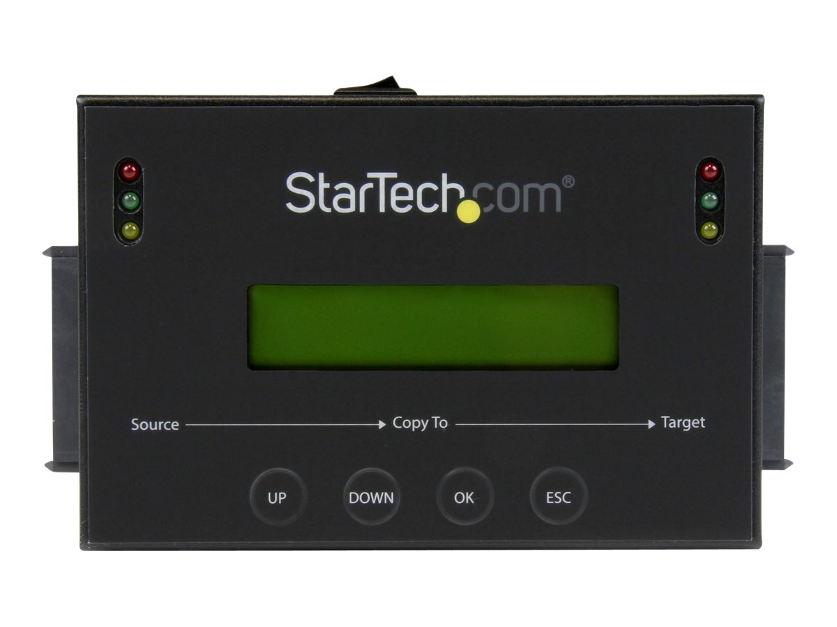 StarTech.com 11 Standalone Hard Drive Duplicator with Disk Image Library Manager For Backup & Restore, Store Several Images on one 2.53.5 SATA Drive, HDDSSD Cloner, No PC Required - TAA Compliant - Duplicateur de disque dur - 2 Baies (SATA-600) - pour P/N: SVA12M5NA - SATDUP11IMG - Duplicateurs de disque dur
