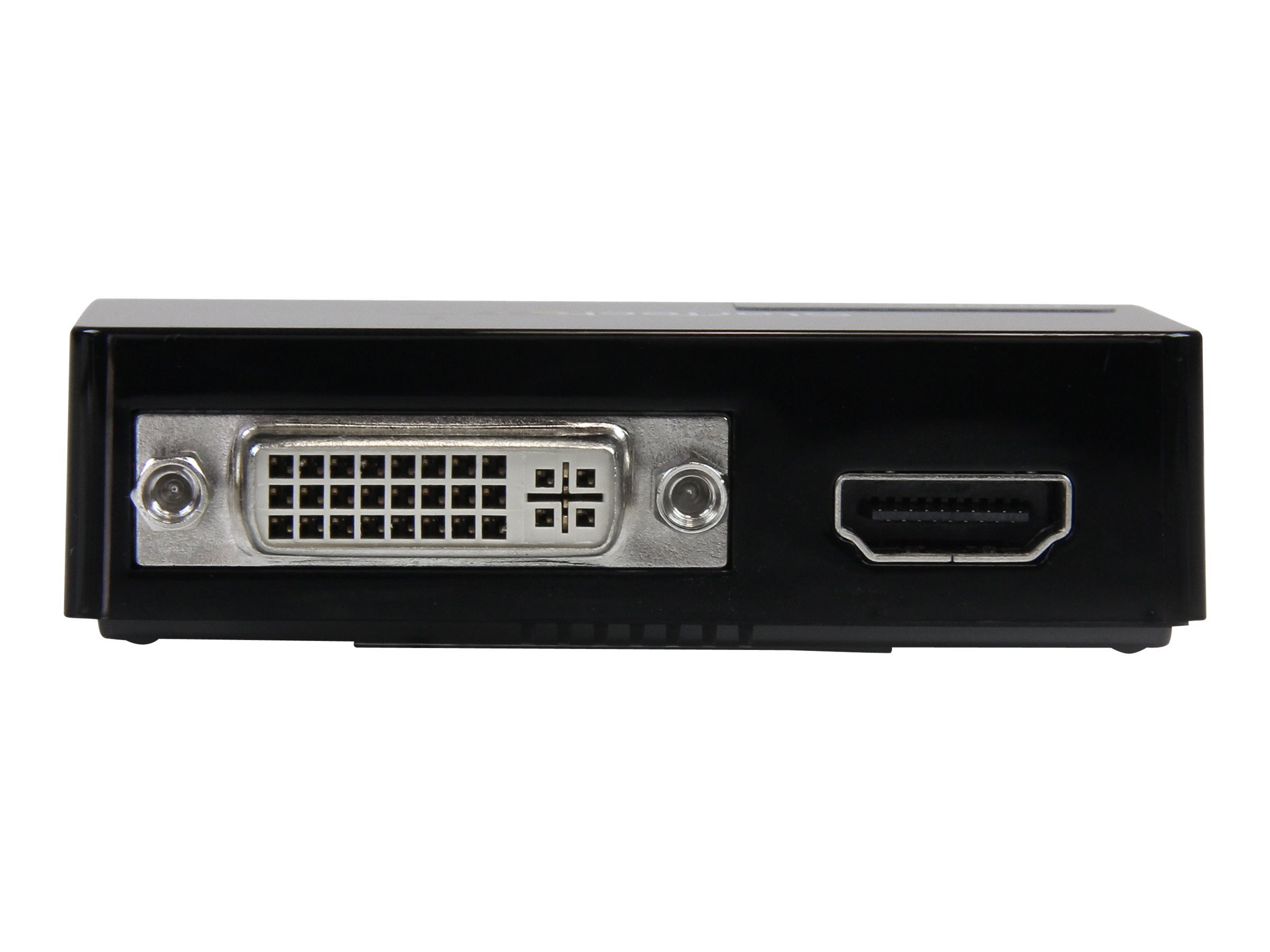 StarTech.com Adaptateur vidéo multi-écrans USB 3.0 vers HDMI et DVI - Carte graphique externe - M/F - 2048x1152 - Adaptateur vidéo - Conformité TAA - USB Type B femelle pour DVI-I, HDMI femelle - noir - prise en charge de 2048 x 1152 à 60 Hz - pour P/N: HDDVIMM3, HDMM12, HDMM15, HDMM1MP, HDMM2MP, HDMM3, HDMM3MP, HDMM50A, HDMM6, HDPMM50 - USB32HDDVII - Accessoires pour systèmes audio domestiques