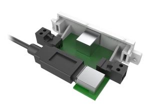 VISION TechConnect 3 USB-b module with active booster circuit - Plaque modulaire enclenchable - USB Type B - TC3 USBB+ - Accessoires de câblage réseau