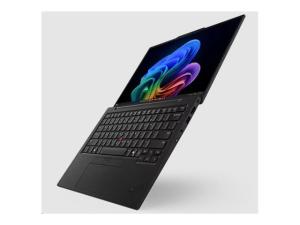 Lenovo ThinkPad X1 Carbon Gen 13 21NS - Conception de charnière à 180 degrés - Intel Core Ultra 7 - 258V / jusqu'à 4.8 GHz - Evo - Win 11 Pro - Intel Arc Graphics 140V - 32 Go RAM - 1 To SSD Performance, NVMe, TCG Opal Encryption 2 - 14" OLED 2880 x 1800 (2.8K) @ 120 Hz - Wi-Fi 7, Bluetooth - peinture noire - clavier : Français - avec 3 ans de support Lenovo Premier - 21NS000YFR - Ordinateurs portables ultralégers