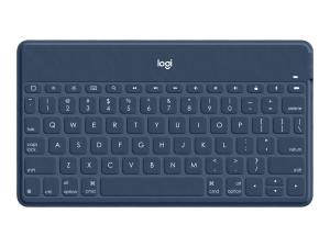 Logitech Keys-To-Go - Clavier - Bluetooth - QWERTY - Nordique (Danois/Finnois/Norvégien/Suédois) - bleu classique - 920-010052 - Claviers