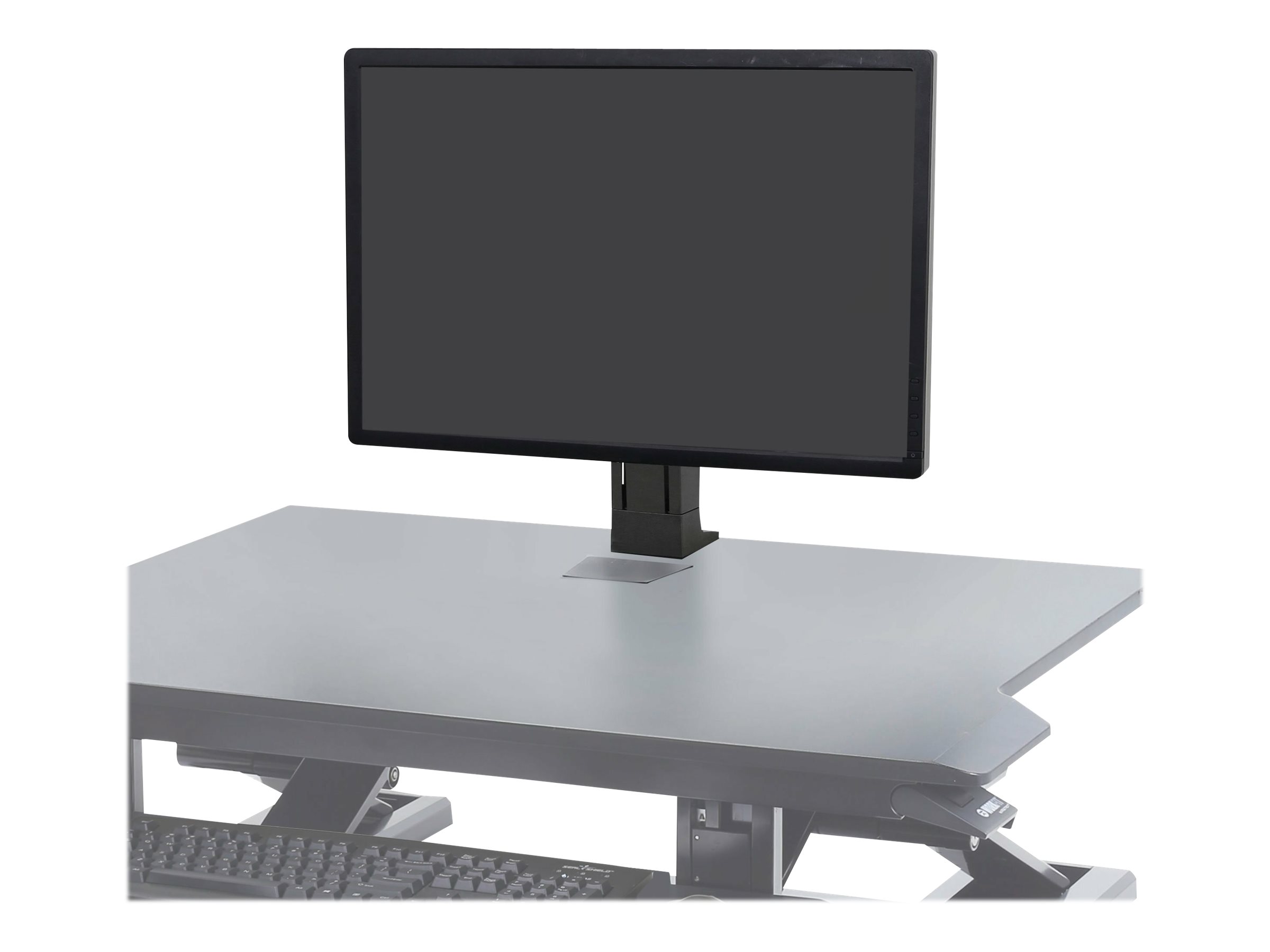 Ergotron WorkFit - Kit de montage (support de bureau) - pour Écran LCD - noir - Taille d'écran : jusqu'à 24 pouces - pour P/N: 33-467-921, 33-468-921 - 97-935-085 - Montages pour TV et moniteur