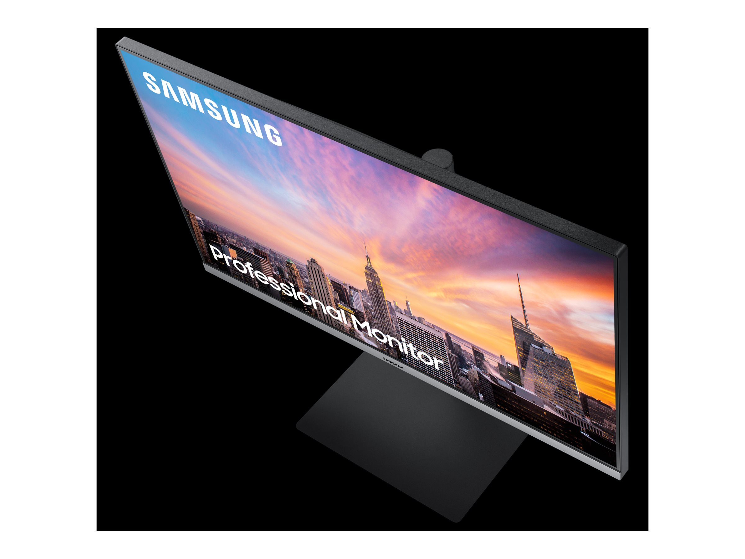 Samsung S27R650FDR - SR65 Series - écran LED - 27" - 1920 x 1080 Full HD (1080p) @ 75 Hz - IPS - 250 cd/m² - 1000:1 - 5 ms - HDMI, VGA, DisplayPort - bleu foncé/gris - LS27R650FDRXEN - Écrans d'ordinateur