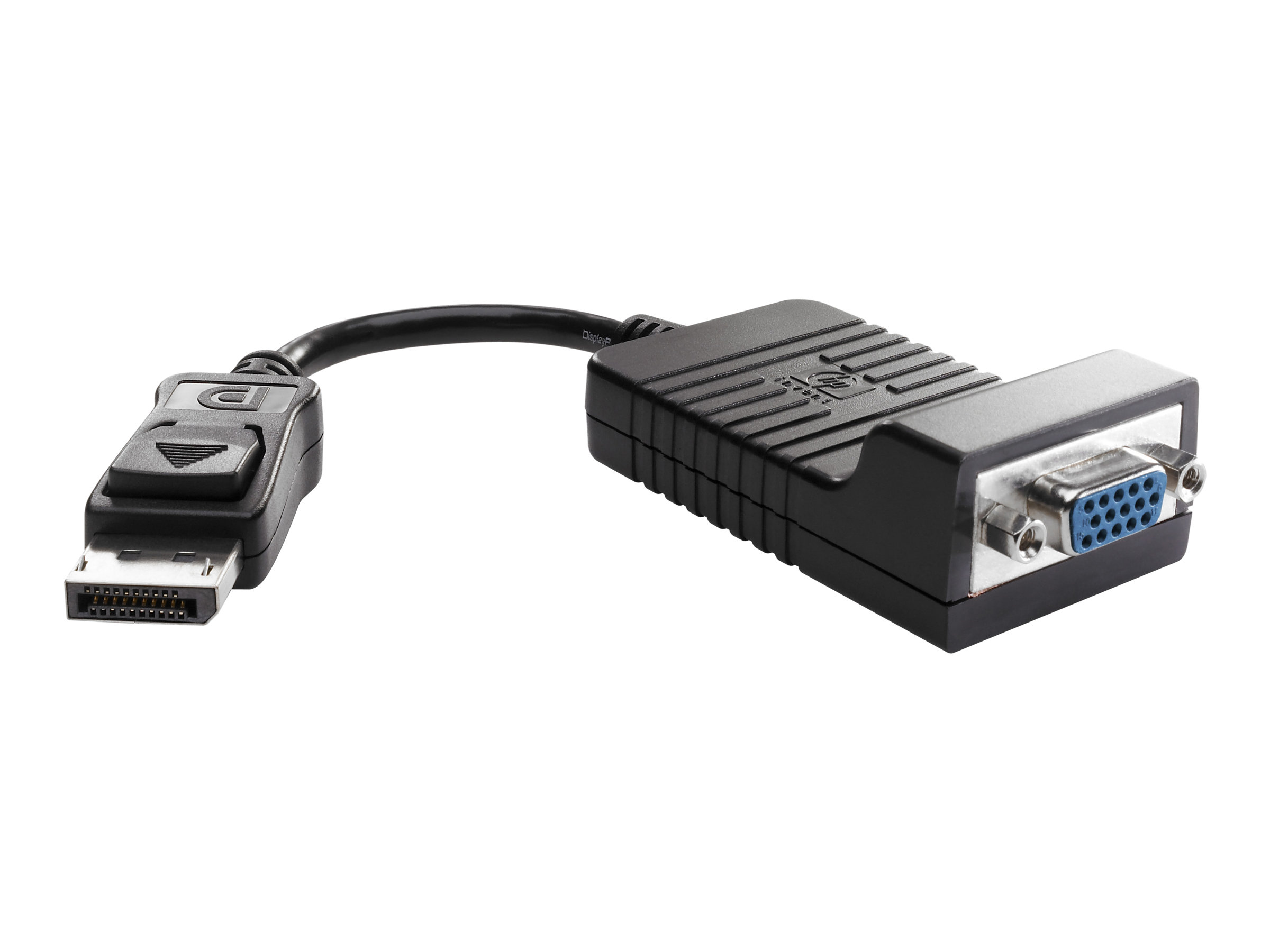 HP - Adaptateur VGA - DisplayPort (M) pour HD-15 (VGA) (F) - 20 cm - AS615AA - Câbles pour périphérique