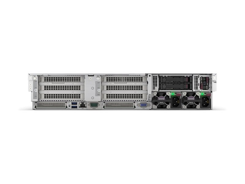 HPE ProLiant DL345 Gen11 - Serveur - Montable sur rack 2U - 1 voie - 1 x EPYC 9124 / jusqu'à 3.7 GHz - RAM 32 Go - SATA/SAS - hot-swap 3.5" baie(s) - aucun disque dur - Gigabit Ethernet - moniteur : aucun - P58793-421 - Serveurs x86