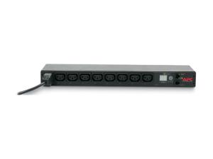 PDU en rack commuté APC - Unité de distribution secteur (rack-montable) - AC 208-230 V - Ethernet, RS-232 - entrée : IEC 60320 C20 - connecteurs de sortie : 8 (power IEC 60320 C13) - 1U - 2.4 m cordon - pour P/N: SMTL1000RMI2UC, SMX1000C, SMX1500RM2UC, SMX1500RM2UCNC, SMX750C, SMX750CNC - AP7921B - Parasurtenseurs et PDU