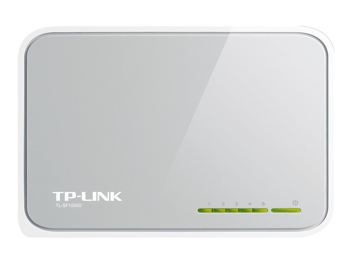 TP-Link TL-SF1005D 5-Port 10/100Mbps Desktop Switch - Commutateur - 5 x 10/100 - de bureau - TL-SF1005D - Concentrateurs et commutateurs 10/100