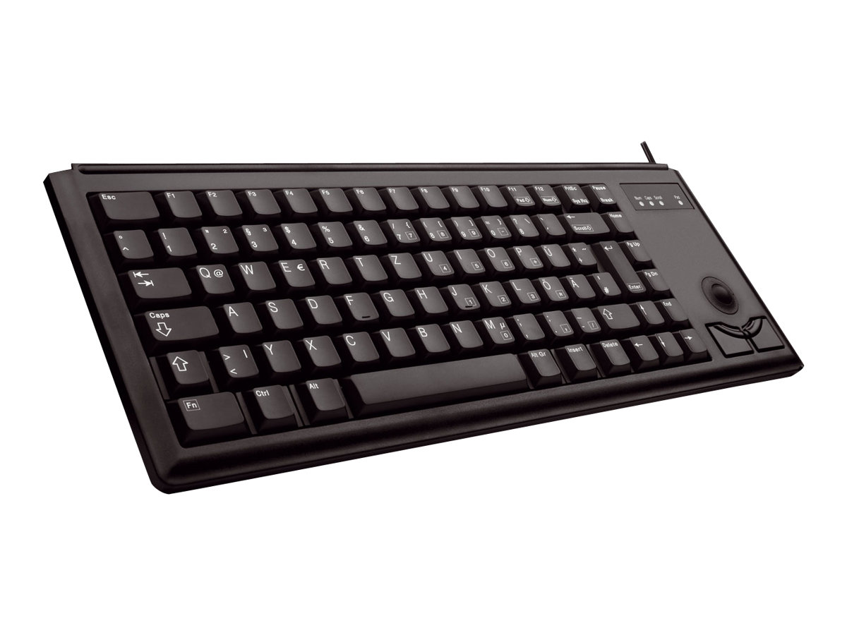 CHERRY Compact-Keyboard G84-4400 - Clavier - USB - Français - noir - G84-4400LUBFR-2 - Claviers