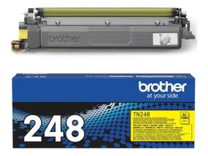 Brother TN248Y - Jaune - original - boîte - cartouche de toner - pour Brother DCP-L3520, DCP-L3560, HL-L3220, HL-L3240, HL-L8240, MFC-L3760, MFC-L8390 - TN248Y - Cartouches de toner Brother
