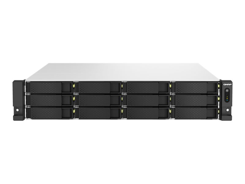 QNAP TS-H1887XU-RP - Serveur NAS - 18 Baies - rack-montable - SATA 6Gb/s - RAID RAID 0, 1, 5, 6, 10, 50, JBOD, 60 - RAM 32 Go - 2.5 Gigabit Ethernet / 10 Gigabit Ethernet - iSCSI support - 2U - TS-H1887XU-RP-E2336-32G - NAS