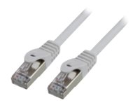 MCL - Câble réseau - RJ-45 (M) pour RJ-45 (M) - 2 m - S/FTP - CAT 6a - sans halogène, sans crochet - blanc - IC5K99A006ASH2W - Câbles à paire torsadée