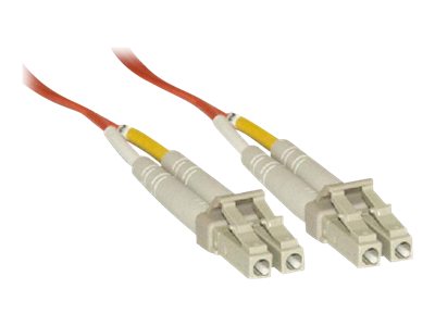 MCL - Câble réseau - LC multi-mode (M) pour LC multi-mode (M) - 2 m - fibre optique - 50 / 125 microns - OM2 - sans halogène - FJOM2/LCLC-2M - Câblesenfibres