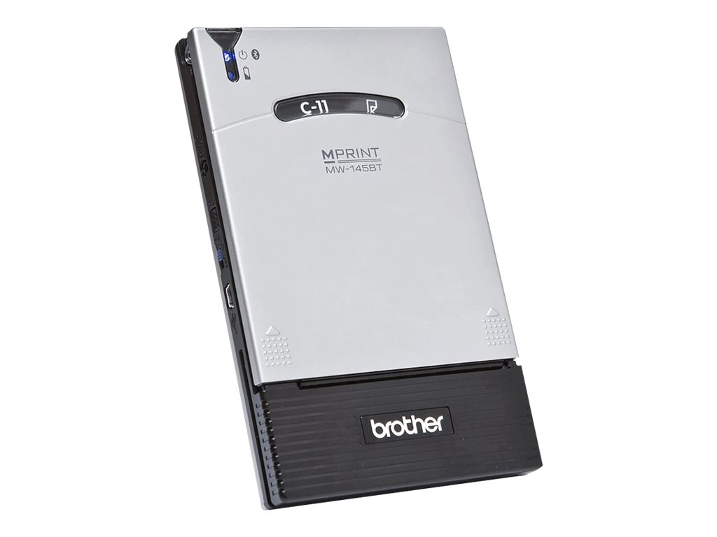 Brother m-PRINT MW-145BT - Imprimante - Noir et blanc - thermique direct - A7 - 300 ppp - jusqu'à 4 ppm - capacité : 50 feuilles - USB, Bluetooth - MW145BTVG1 - Imprimantes thermiques