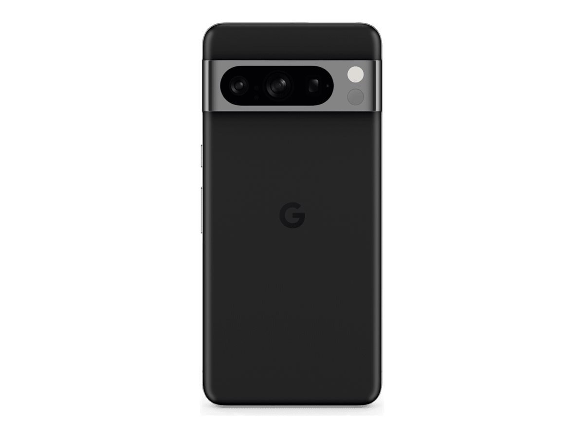 Google Pixel 8 Pro - 5G smartphone - double SIM - RAM 12 Go / Mémoire interne 128 Go - écran OEL - 6.7" - 2992 x 1344 pixels (120 Hz) - 3 x caméras arrière 50 MP, 48 MP, 48 MP - front camera 10,5 MP - Obsidien - GA04798-GB - Smartphones 5G