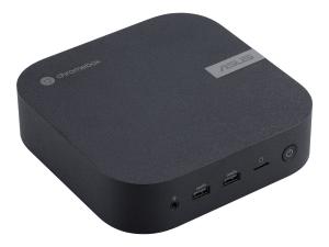 ASUS Chromebox 5 S3006UN - Mini PC - 1 x Core i3 1220P - RAM 8 Go - SSD 128 Go - NVMe - UHD Graphics - Gigabit Ethernet, 2.5 Gigabit Ethernet, Bluetooth 5.2, IEEE 802.11ax (Wi-Fi 6E) LAN sans fil: - Bluetooth 5.2, 802.11a/b/g/n/ac/ax (Wi-Fi 6E) - Chrome OS - moniteur : aucun - noir éco - 90MS02N1-M00160 - Ordinateurs de bureau