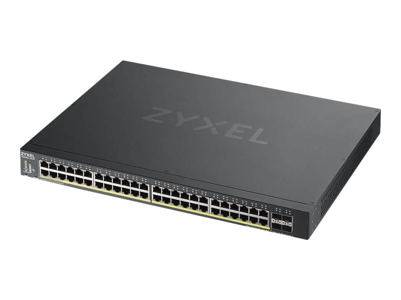 Zyxel XGS1930-52HP - Commutateur - intelligent - 48 x 10/100/1000 (PoE+) + 4 x 10 Gigabit SFP+ - Montable sur rack - PoE+ (375 W) - XGS1930-52HP-EU0101F - Concentrateurs et commutateurs gigabit