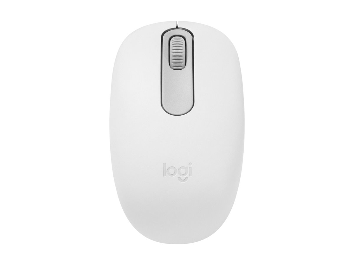 Logitech M196 - Souris - droitiers et gauchers - optique - 3 boutons - sans fil - Bluetooth - blanc cassé - 910-007460 - Souris