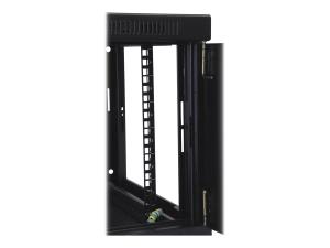Tripp Lite 10U Wall Mount Rack Enclosure Server Cabinet w/Swinging Door Acrylic Window - Rack armoire - montable sur mur - noir - 10U - 19" - SRW10USG - Accessoires pour serveur