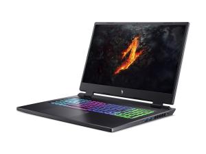 Acer Nitro 17 AN17-42 - AMD Ryzen 9 - 8945HS / jusqu'à 5.2 GHz - Win 11 Home - GeForce RTX 4070 - 32 Go RAM - 1.024 To SSD SED, NVMe - 17.3" IPS 2560 x 1440 (QHD) @ 165 Hz - 2.5 Gigabit Ethernet - Wi-Fi 6E - Noir vitreux - clavier : Français - NH.QP9EF.007 - Ordinateurs portables