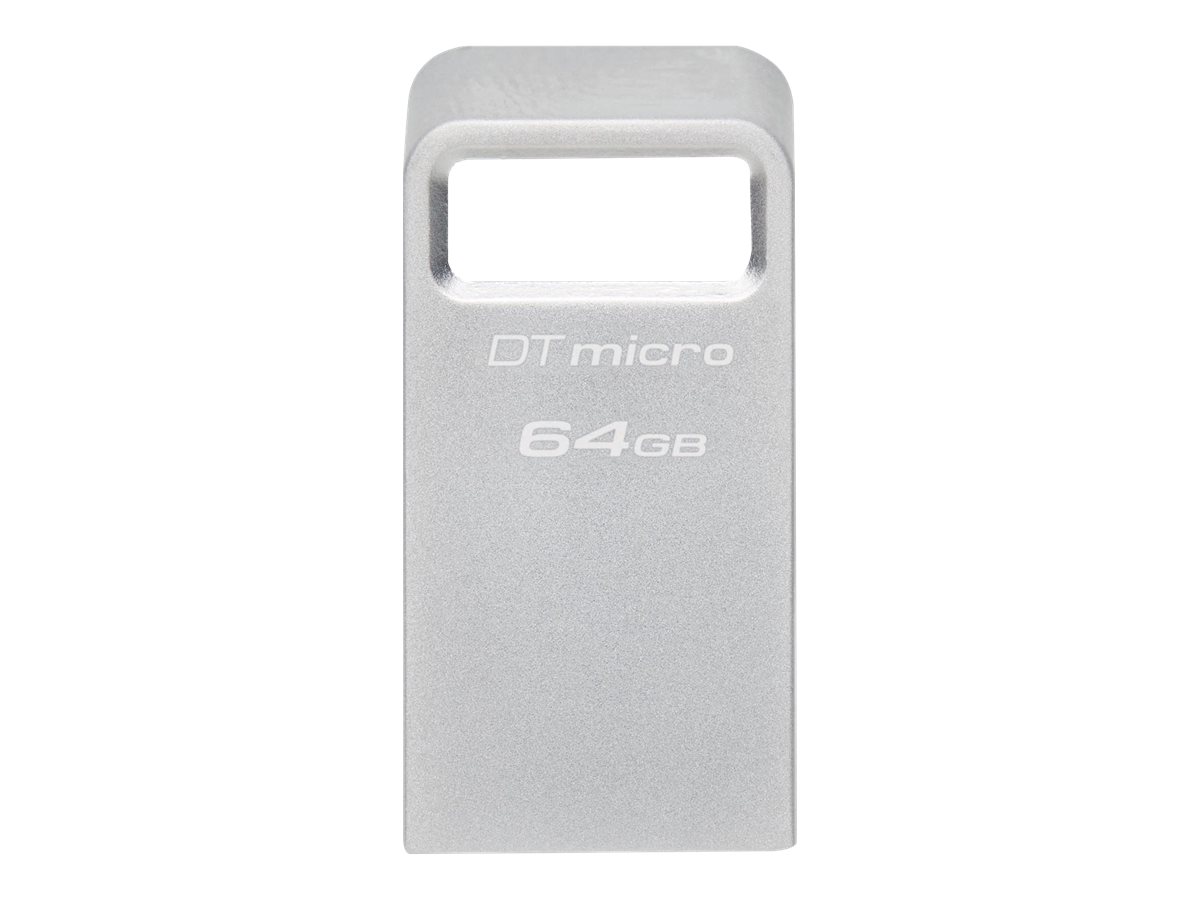 Kingston DataTraveler Micro - Clé USB - 64 Go - USB 3.2 Gen 1 - DTMC3G2/64GB - Lecteurs flash