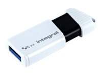 Integral Turbo - Clé USB - 64 Go - USB 3.0 - blanc - INFD64GBTURBWH3.0 - Lecteurs flash