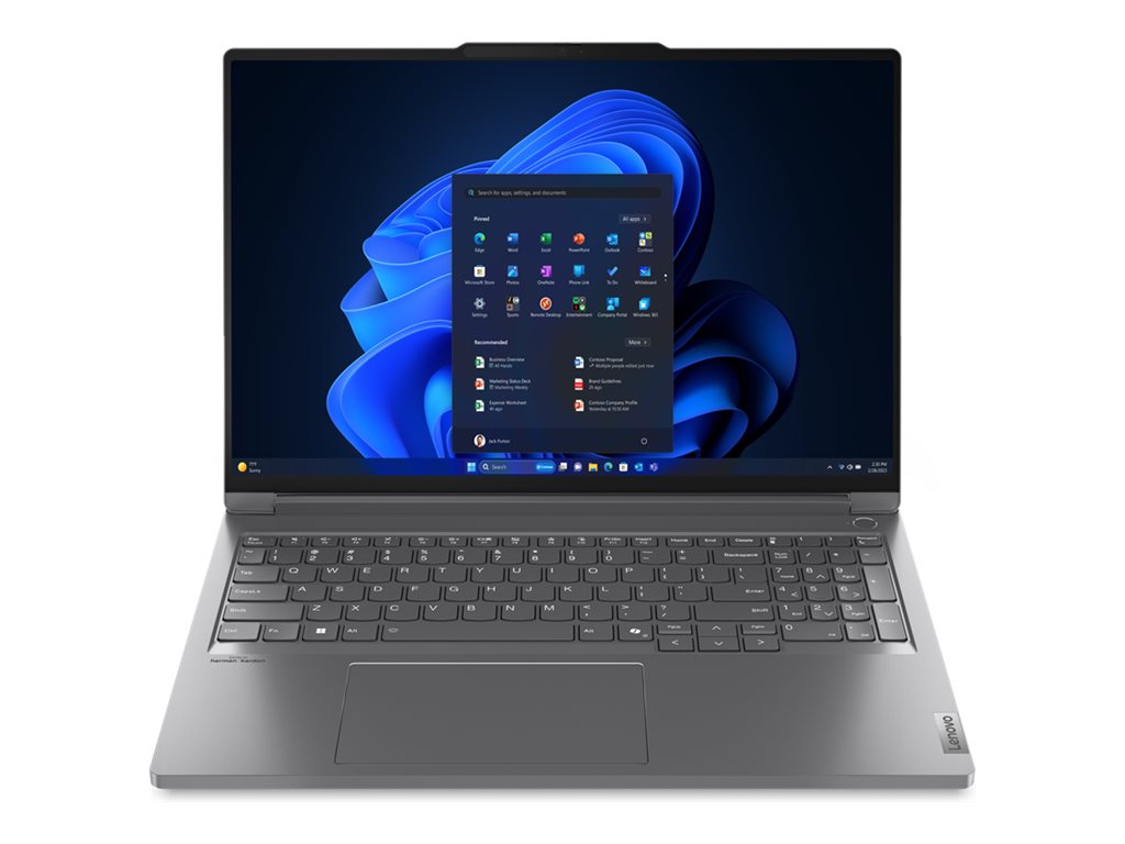 Lenovo ThinkBook 16p G5 IRX 21N5 - Intel Core i7 - i7-14650HX / jusqu'à 5.2 GHz - Win 11 Pro - GeForce RTX 4060 - 32 Go RAM - 1 To SSD NVMe - 16" IPS 2560 x 1600 (2,5 K) - Wi-Fi 6E, Bluetooth - gris métallisé double tonalité - clavier : Français - avec 1 an de support Premier Lenovo - 21N5001AFR - Ordinateurs portables