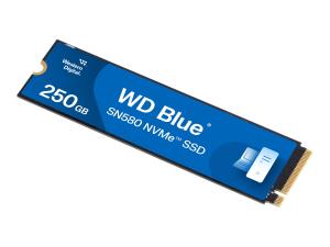 WD Blue SN580 - SSD - 250 Go - interne - M.2 2280 - PCIe 4.0 x4 (NVMe) - WDS250G3B0E - Disques SSD