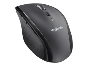 Logitech M705 - Souris - pour droitiers - laser - sans fil - 2.4 GHz - récepteur sans fil USB - gris - 910-001949 - Souris