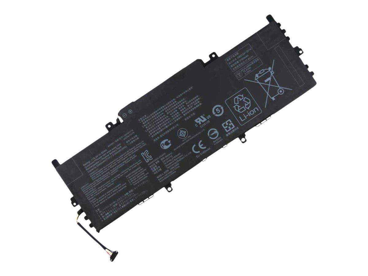 DLH - Batterie de portable (équivalent à : ASUS C41N1715, ASUS 0B200-02760000) - Lithium Ion - 3050 mAh - 47 Wh - pour ASUS ZenBook 13 UX331FA, UX331FAL, UX331FN, UX331UA, UX331UAL, UX331UN - AASS4616-B047Q2 - Batteries spécifiques