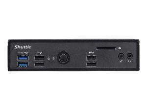 Shuttle XPC slim DS20UV2 - Barebone - Slim-PC - 1 x Celeron 5205U jusqu'à - RAM 0 Go - UHD Graphics - Gigabit Ethernet - noir - DS20UV2 - Mini-systèmes