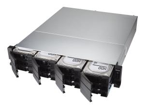 QNAP TS-1283XU-RP - Serveur NAS - 12 Baies - rack-montable - SATA 6Gb/s - RAID RAID 0, 1, 5, 6, 10, 50, JBOD, 60 - RAM 8 Go - Gigabit Ethernet / 10Gbps SFP+ - iSCSI support - 2U - TS-1283XU-RP-E2124-8G - NAS