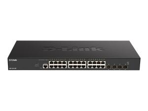 D-Link DXS 1210-28T - Commutateur - intelligent - 24 x 10GBase-T + 4 x 25 Gigabits SFP28 - Montable sur rack - DXS-1210-28T - Commutateurs gérés