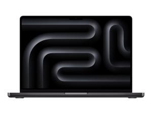 Apple MacBook Pro - M3 Pro - M3 Pro 18-core GPU - 18 Go RAM - 1 To SSD - 14.2" 3024 x 1964 @ 120 Hz - Wi-Fi 6E, Bluetooth - noir spatial - clavier : Français - MRX43FN/A - Ordinateurs portables