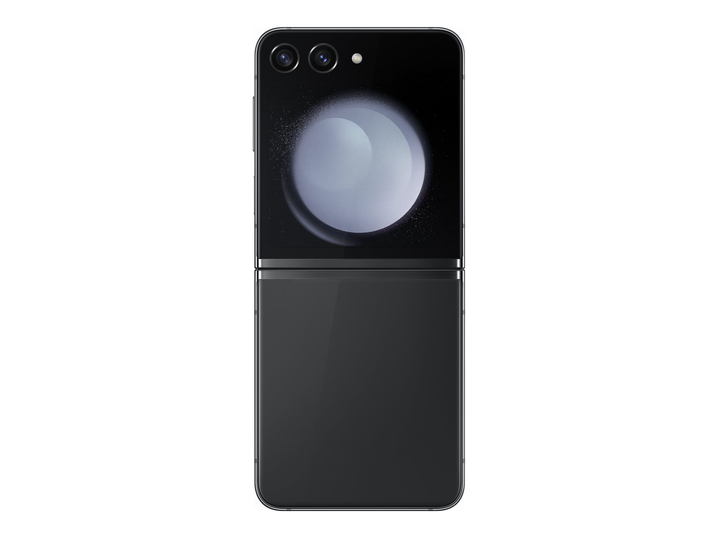 Samsung Galaxy Z Flip5 - 5G smartphone - double SIM - RAM 8 Go / Mémoire interne 512 Go - écran OEL - 6.7" - 2640 x 1080 pixels (120 Hz) - 2x caméras arrière 12 MP, 12 MP - front camera 10 MP - graphite - SM-F731BZAHEUB - Smartphones 5G