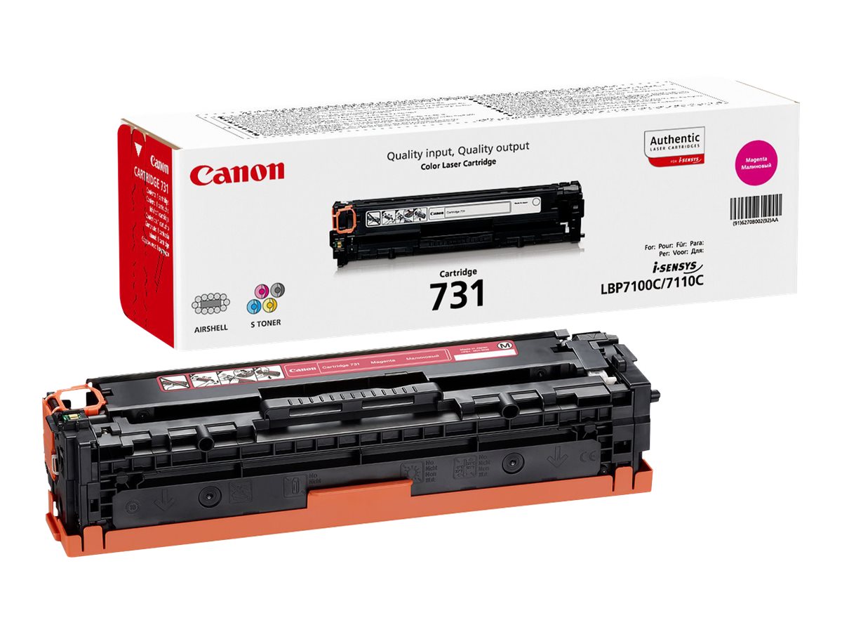 Canon 731 M - Magenta - original - cartouche de toner - pour i-SENSYS LBP7100Cn, LBP7110Cw, MF623Cn, MF628Cw, MF8230Cn, MF8280Cw - 6270B002 - Cartouches de toner Canon