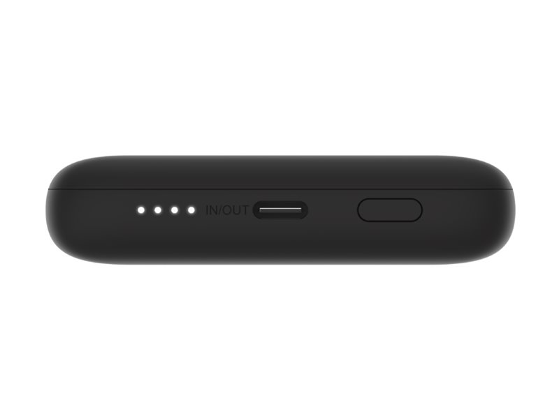 Belkin BoostCharge Plus - Banque d'alimentation - 10000 mAh - 23 Watt - Fast Charge, PD - 2 connecteurs de sortie (Lightning, 24 pin USB-C) - noir - BPB006BTBLK - Batteries spécifiques