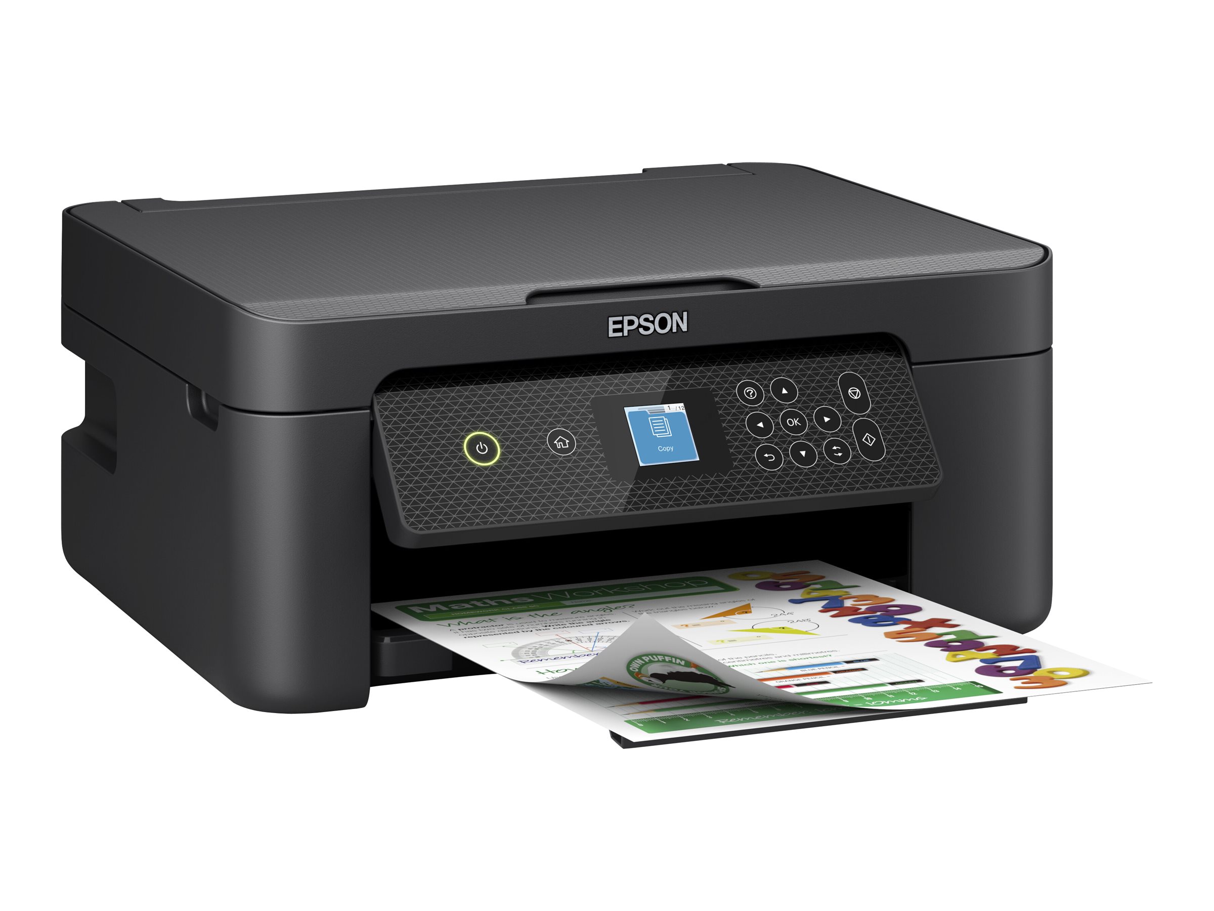 Epson Expression Home XP-3200 - Imprimante multifonctions - couleur - jet d'encre - A4/Legal (support) - jusqu'à 10 ppm (impression) - 100 feuilles - USB, Wi-Fi - noir - C11CK66403 - Imprimantes multifonctions