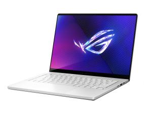 ASUS ROG Zephyrus G14 GA403UI-DR2W - AMD Ryzen 9 - 8945HS / jusqu'à 5.2 GHz - Win 11 Home - GeForce RTX 4070 - 32 Go RAM - 1 To SSD NVMe - 14" OLED 2880 x 1800 (3K) @ 120 Hz - Wi-Fi 6E, Bluetooth - blanc platine - 90NR0HX2-M00620 - Ordinateurs portables