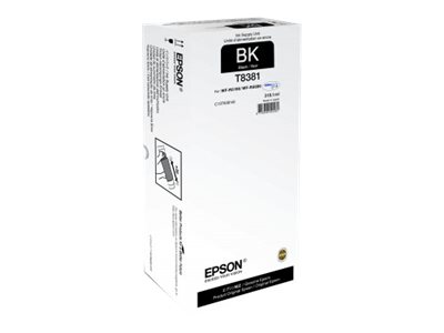 Epson T8381 - 318.1 ml - noir - original - recharge d'encre - pour WorkForce Pro WF-R5190, WF-R5190DTW, WF-R5690, WF-R5690DTWF, WF-R5690DTWFL - C13T838140 - Cartouches d'encre Epson
