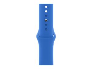 Apple - Bracelet pour montre intelligente - taille Regular - bleu capri - pour Watch (38 mm, 40 mm, 41 mm) - MJK23ZM/A - accessoires divers