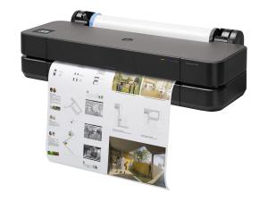 HP DesignJet T230 - 2025 Edition - 24" imprimante grand format - couleur - jet d'encre - A1, ANSI D - 2 400 x 1 200 ppp - jusqu'à 0.58 min/page (mono) / jusqu'à 0.58 min/page (couleur) - Gigabit LAN, USB 2.0, Wi-Fi - 5HB07D#B19 - Imprimantes jet d'encre