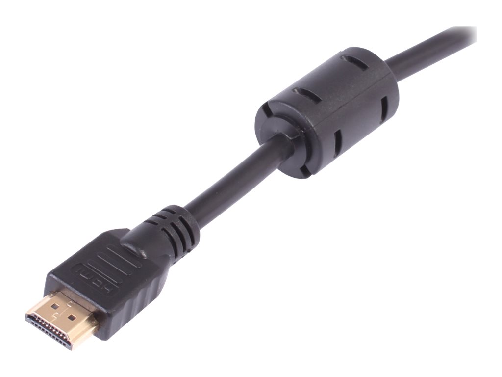 Uniformatic - Câble HDMI avec Ethernet - HDMI mâle pour HDMI mâle - 30 m - noir - support 4K - 12427 - Accessoires pour systèmes audio domestiques