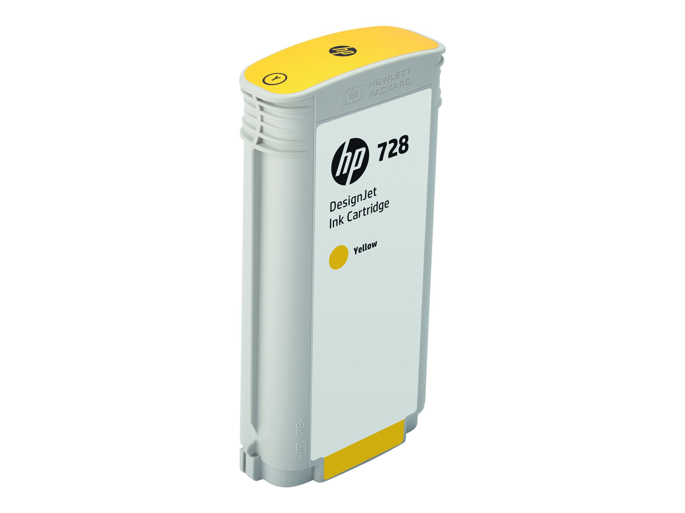 HP 728 - 130 ml - jaune - original - DesignJet - cartouche d'encre - pour DesignJet T730, T830 - F9J65A - Cartouches d'imprimante