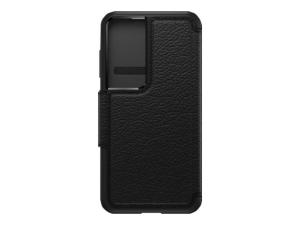 OtterBox Strada Series - Étui à rabat pour téléphone portable - cuir, polycarbonate, loquet métallique - noir ombré - pour Samsung Galaxy S23 - 77-91184 - Coques et étuis pour téléphone portable