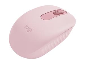 Logitech M196 - Souris - droitiers et gauchers - optique - 3 boutons - sans fil - Bluetooth - rose - 910-007461 - Souris