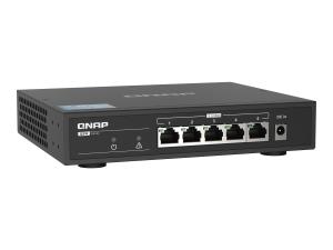 QNAP QSW-1105-5T - Commutateur - non géré - 5 x 10/100/1000/2.5G - de bureau - QSW-1105-5T - Concentrateurs et commutateurs gigabit